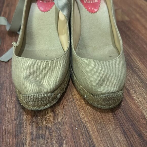 Christian Louboutin Canvas Braided Accents Espadrilles
Women's Size: 37 - Picture 10 of 16